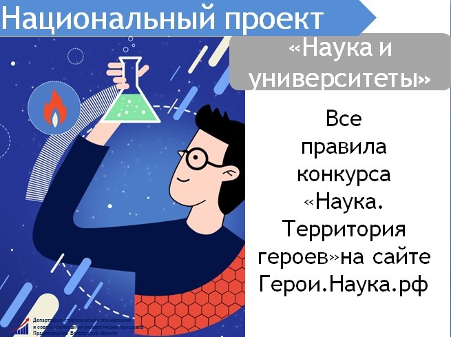 2 ноября стартует третий этап научно-популярного конкурса «Наука. Территория героев».